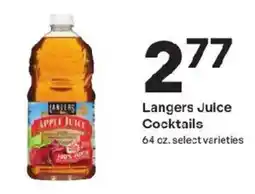 Coborn's Langers juice cocktails offer