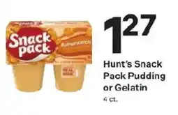 Coborn's Hunt's Snack Pack Pudding or Gelatin offer
