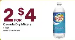 Coborn's Canada Dry Mixers offer