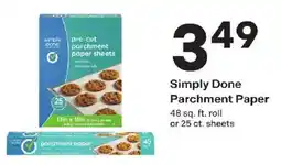 Coborn's Simply Done Parchment Paper offer