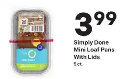 Coborn's Simply Done Mini Loaf Pans With Lids offer