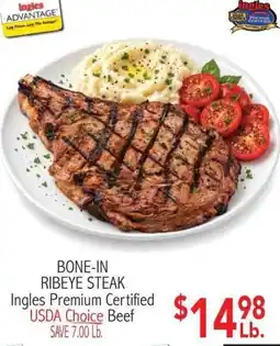 Ingles Markets Ingles bone-in ribeye steak offer