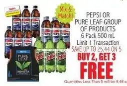 Ingles Markets Pepsi Or Pure Leaf Group Of Products offer