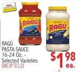 Ingles Markets Ragu pasta sauce offer