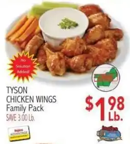 Ingles Markets Tyson chicken wings family pack offer