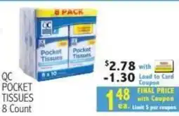 Ingles Markets QC pocket tissues offer