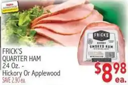 Ingles Markets Frick's quarter ham offer
