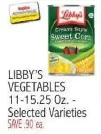 Ingles Markets Libby's vegetables offer