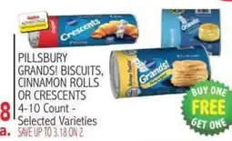 Ingles Markets Pillsbury grands! biscuits, cinnamon rolls or crescents offer