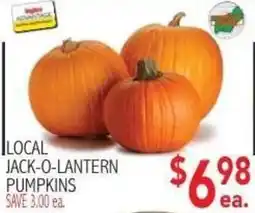Ingles Markets Local Jack-O-Lantern Pumpkins offer
