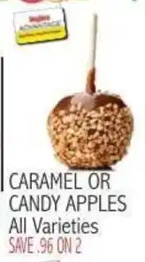 Ingles Markets Caramel or Candy Apples offer