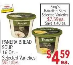 Ingles Markets Panera bread soup offer