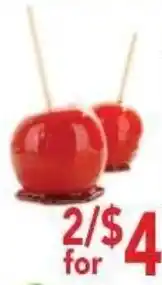 Ingles Markets Caramel Apples offer