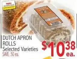 Ingles Markets Dutch Apron Rolls offer