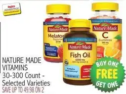Ingles Markets Nature Made Vitamins offer