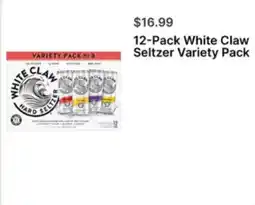Walgreens White Claw Seltzer Variety Pack offer