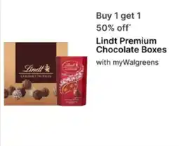 Walgreens Lindt Premium Chocolate Boxes offer