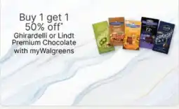 Walgreens Ghirardelli or Lindt Premium Chocolate offer