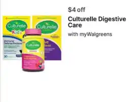 Walgreens Culturelle Digestive Care offer