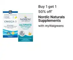 Walgreens Nordic Naturals Supplements offer
