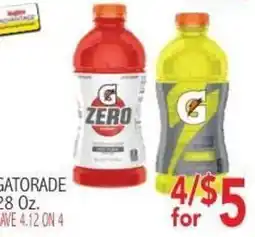 Ingles Markets Gatorade Zero offer