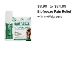 Walgreens Biofreeze Pain Relief offer