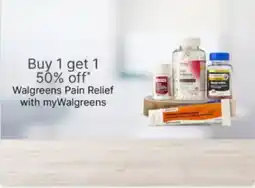 Walgreens Walgreens Pain Relief offer