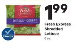 Coborn's Fresh Express Shredded Lettuce offer