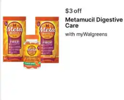 Walgreens Metamucil Digestive Care offer