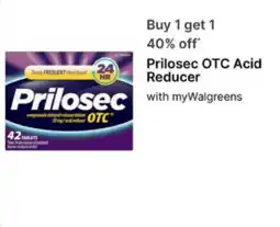 Walgreens Prilosec OTC Acid Reducer offer