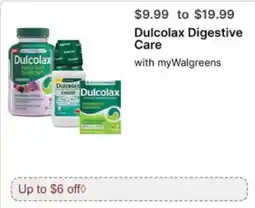 Walgreens Dulcolax Digestive Care offer