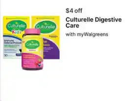 Walgreens Culturelle Digestive Care offer