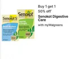 Walgreens Senokot Digestive Care offer