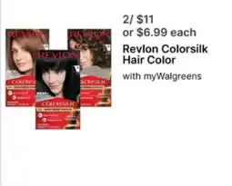 Walgreens Revlon Colorsilk Hair Color offer