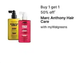 Walgreens Marc Anthony Hair Care offer
