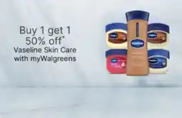 Walgreens Vaseline Skin Care offer