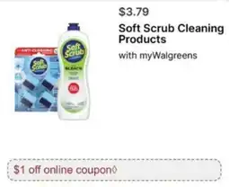 Walgreens Soft Scrub cleaning products offer