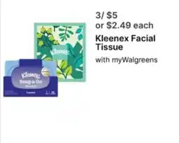 Walgreens Kleenex Facial Tissue offer