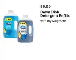 Walgreens Dawn Dish Detergent Refills offer