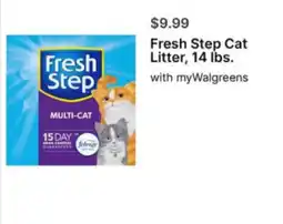 Walgreens Fresh Step Cat Litter offer