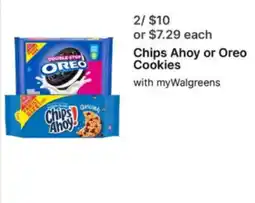 Walgreens Chips Ahoy or Oreo Cookies offer