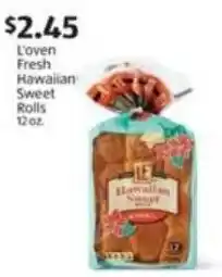 Aldi L'oven fresh hawaiian sweet rolls offer
