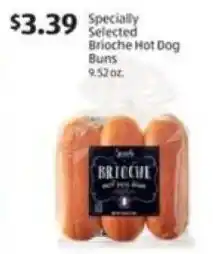 Aldi Specially Selected Brioche Hot Dog Buns offer
