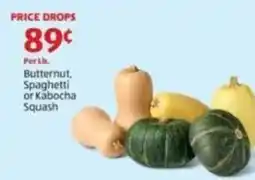 Aldi Butternut, Spaghetti or Kabocha Squash offer