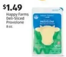 Aldi Happy Farms Deli-Sliced Provolone offer