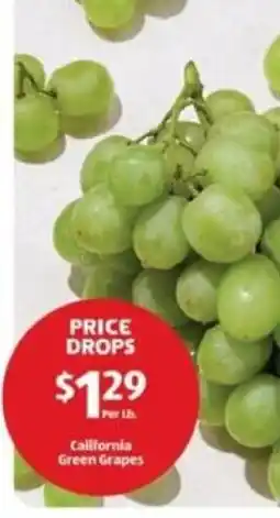 Aldi California Green Grapes offer
