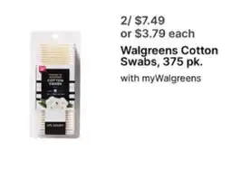 Walgreens Walgreens Cotton Swabs offer
