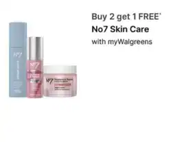 Walgreens No7 Skin Care offer