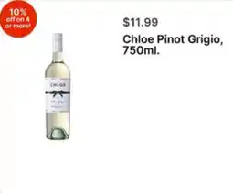 Walgreens Chloe Pinot Grigio offer
