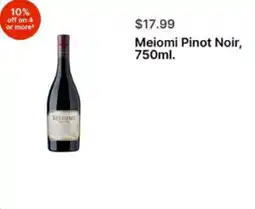 Walgreens Meiomi Pinot Noir offer